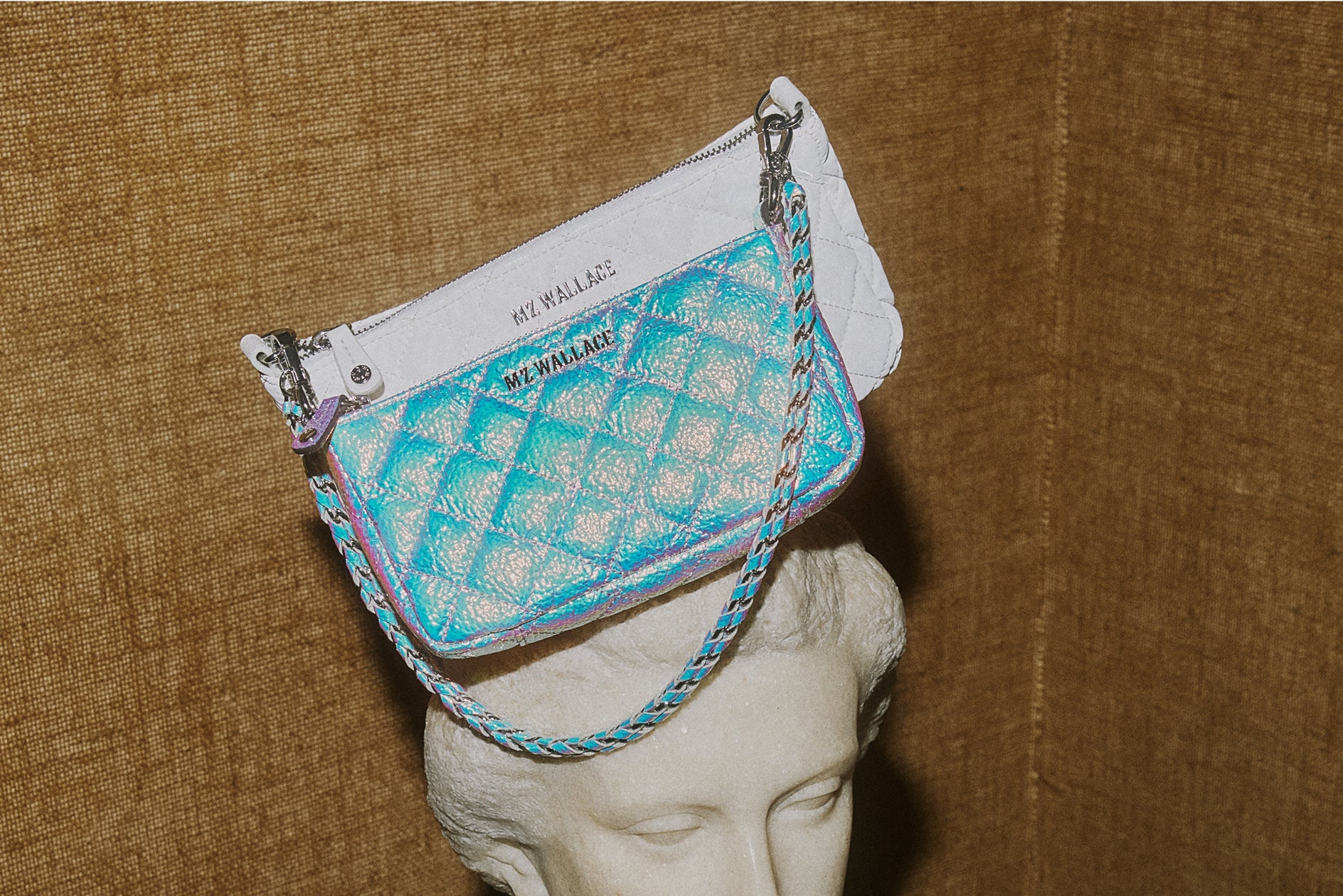 Holographic Bags & Accessories - Opal Leather | MZ Wallace
