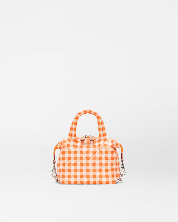 Sunset Orange Gingham Micro Sutton