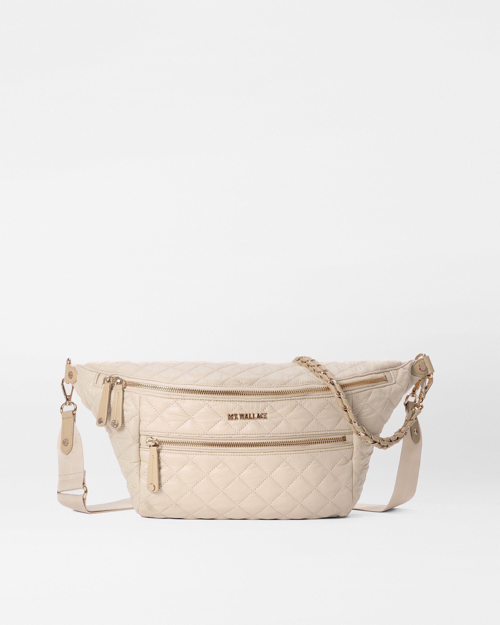 Beige Crossbody Sling Bag MZ Wallace