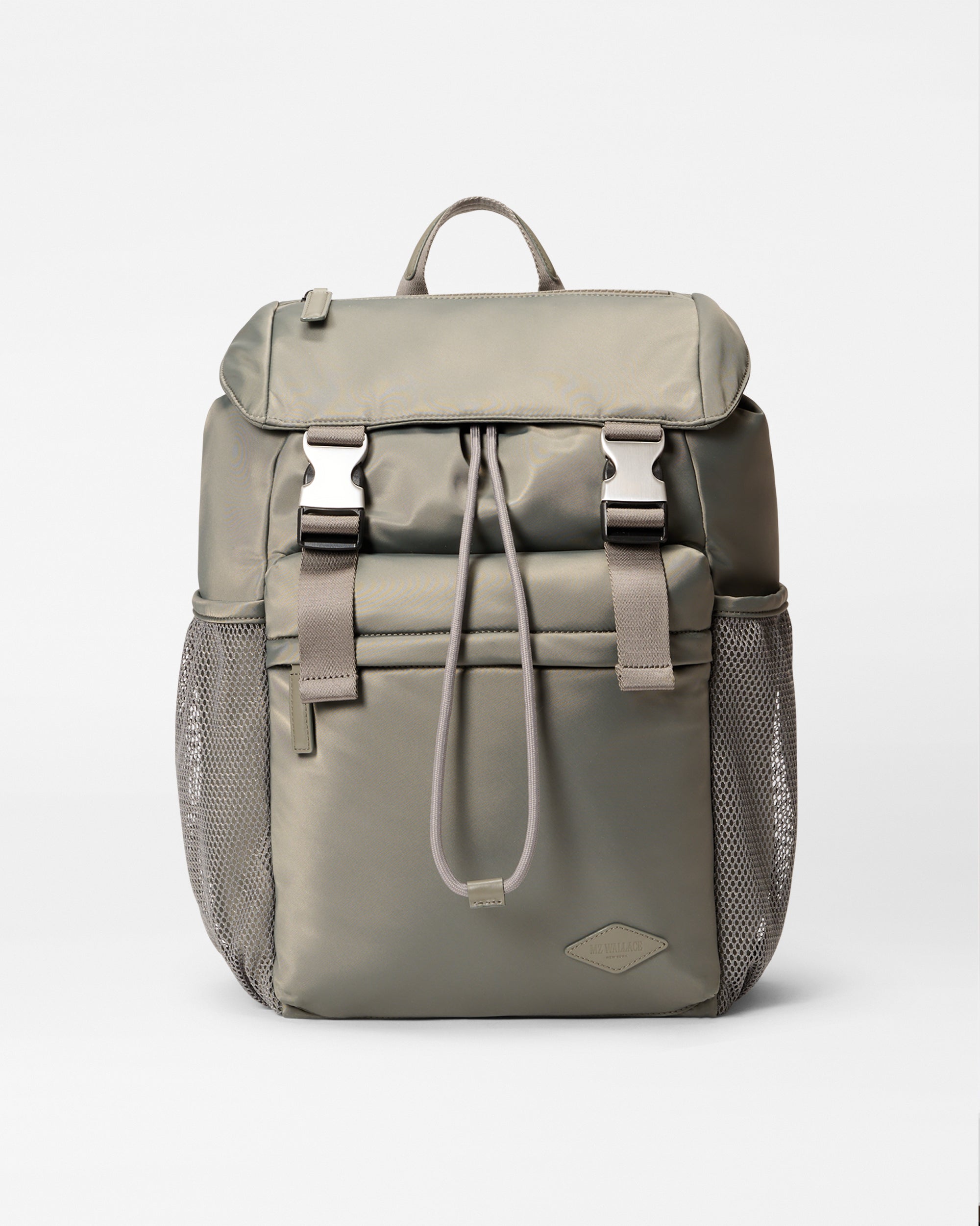 MZ Wallace Sage Green Large Bleecker Rucksack Backpack - Luxury Women's Laptop Backpack MZ Wallace Sage Green Large Bleecker Rucksack Backpack - Luxury Women's Laptop Backpack