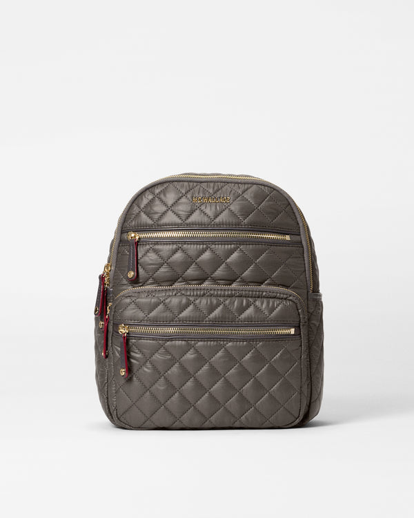 MZ Wallace Small Gray Backpack