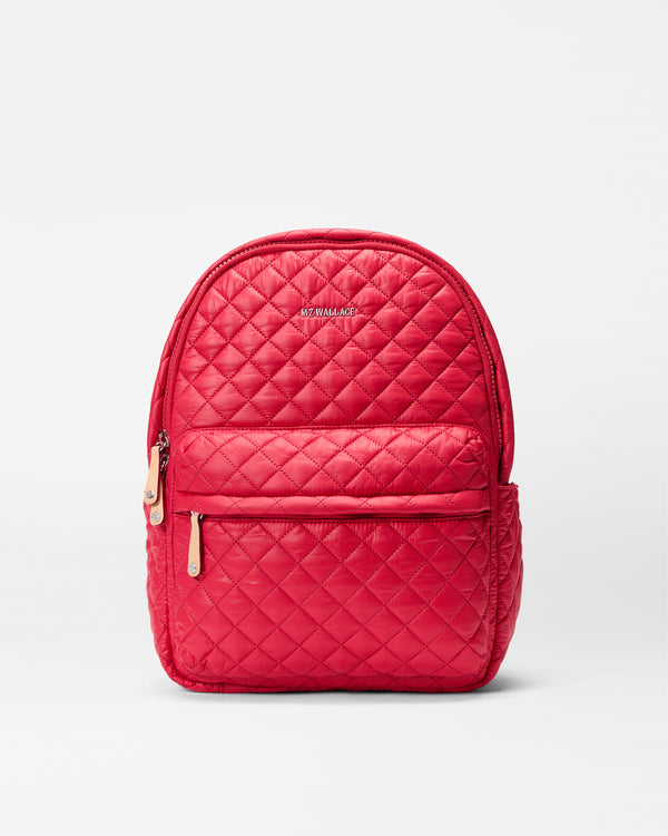 MZ Wallace Small Red Backpack