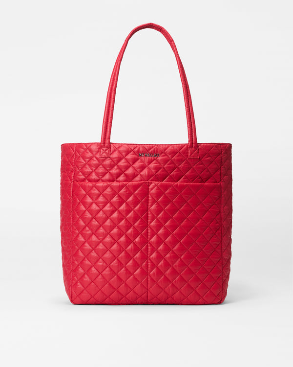 Large Red Shoulder Tote Bag