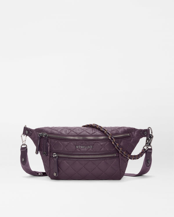 MZ Wallace | Raisin Small Crosby Crossbody Sling