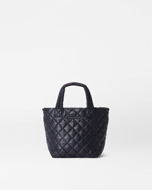 Black Micro Metro Tote Deluxe
