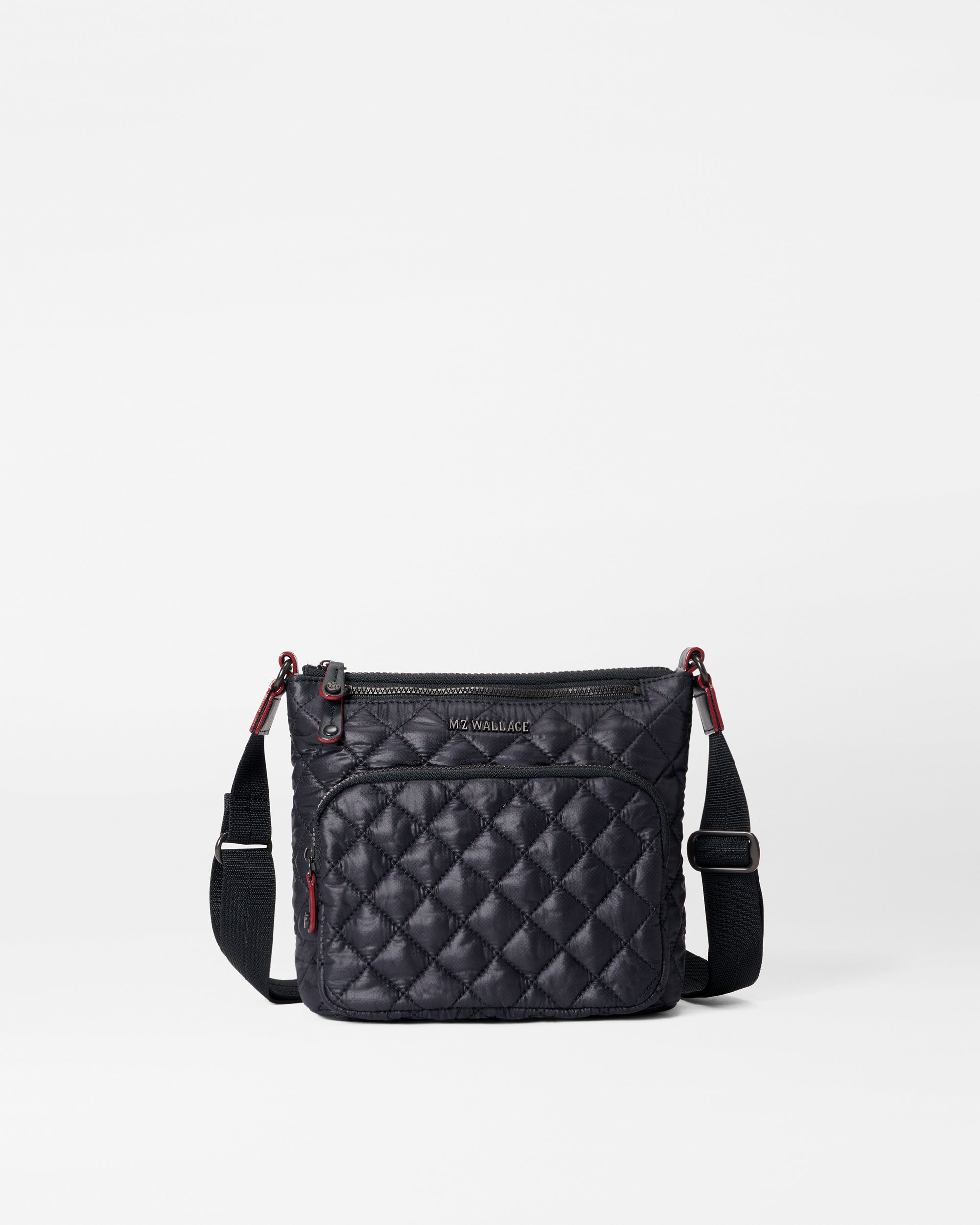 MZ Wallace Black Metro Scout Crossbody Deluxe