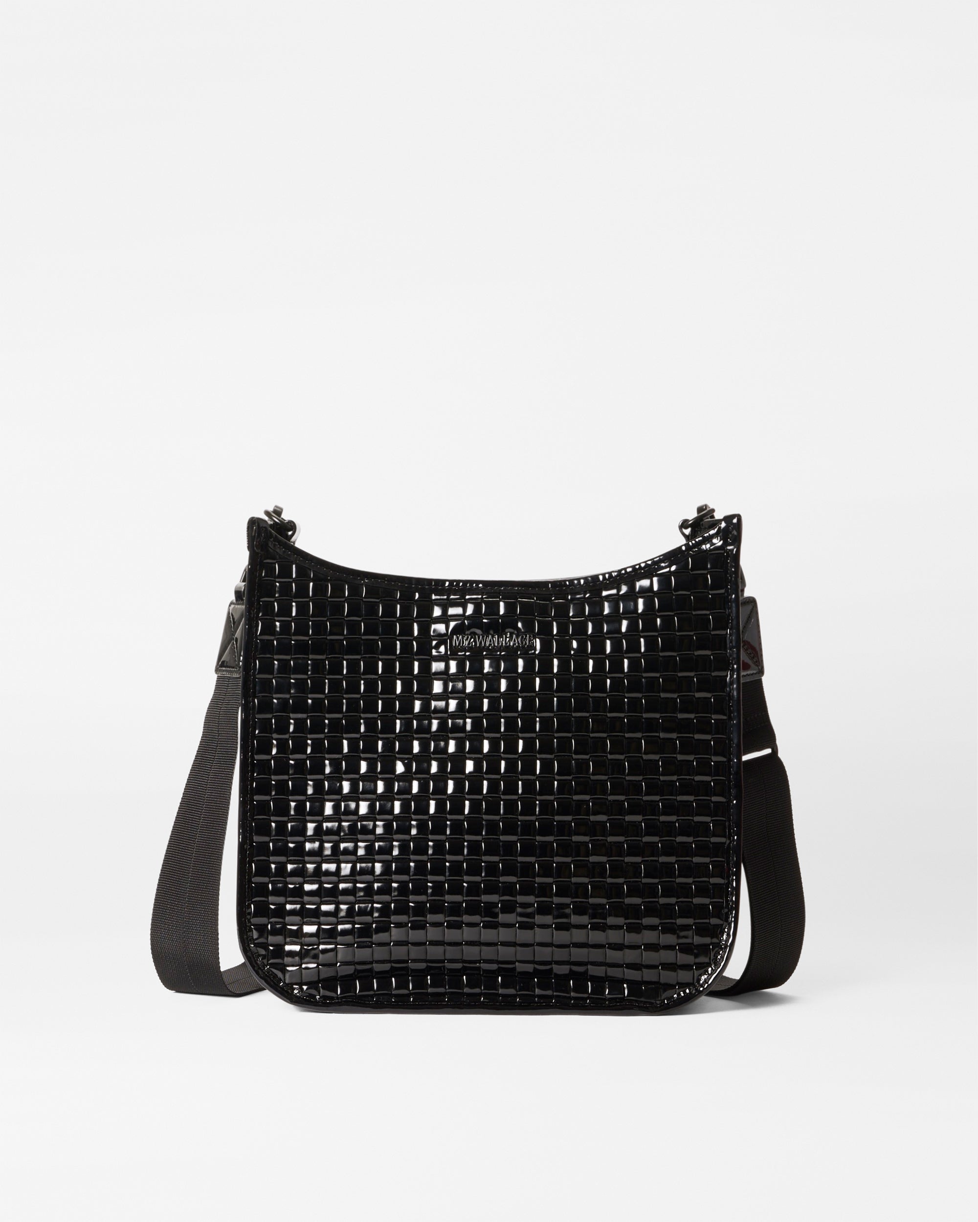 Leather weave crossbody bag Clearance