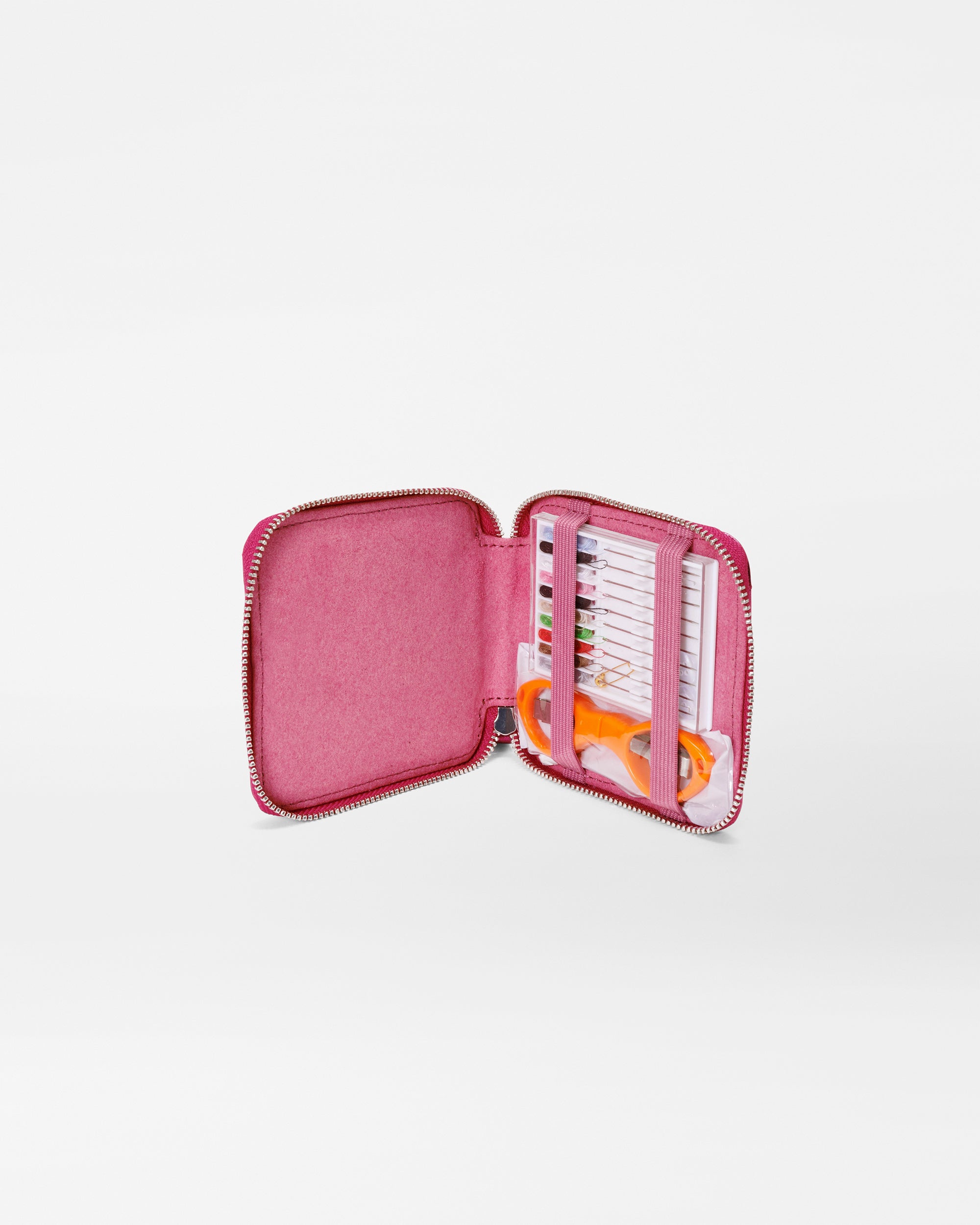Pink Compact Travel Sewing Kit