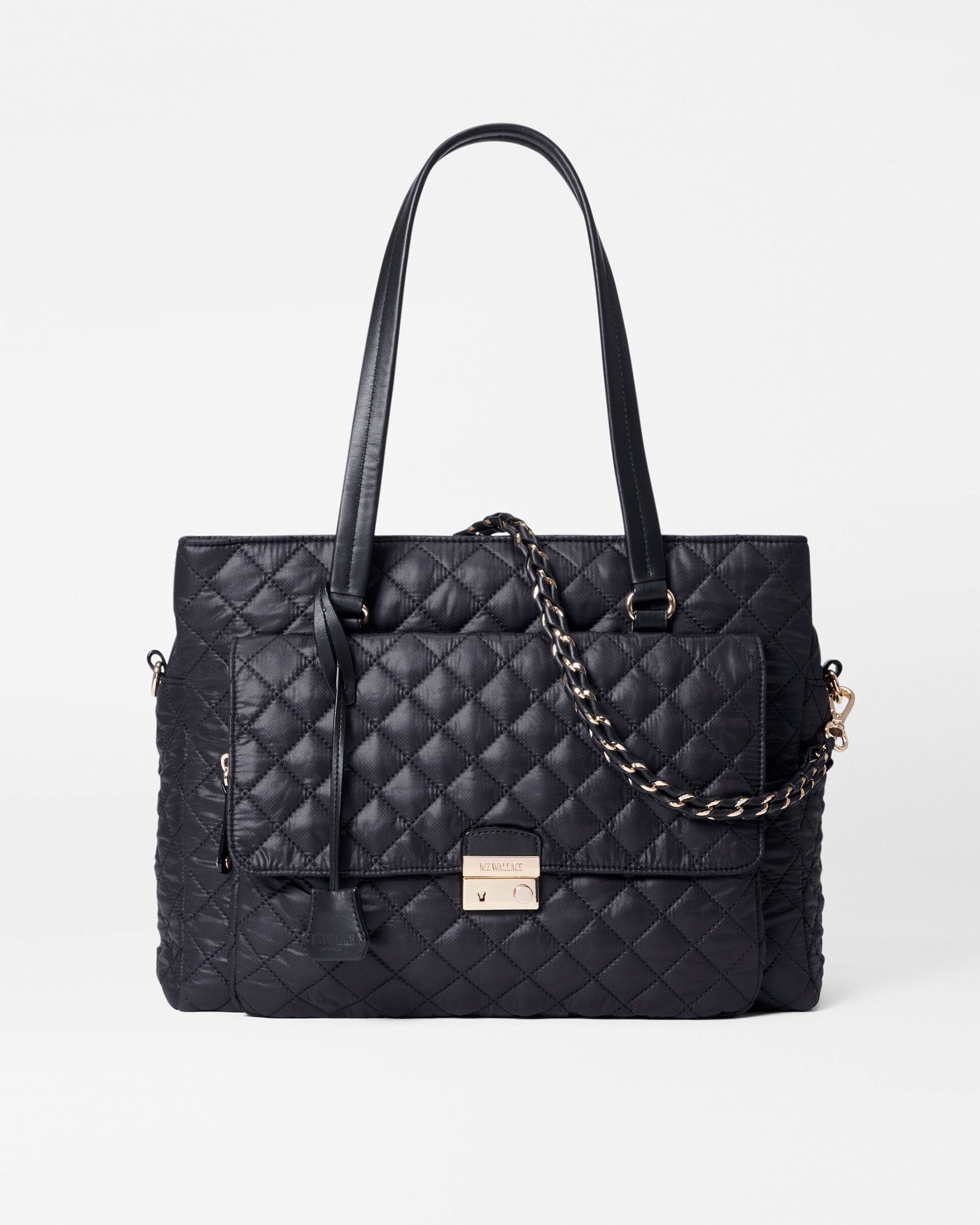 Black Structured Work Bag MZ Wallace