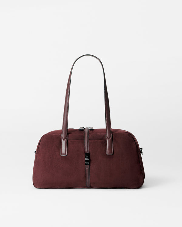 Wine Nubuck Astor Satchel Shoulder
