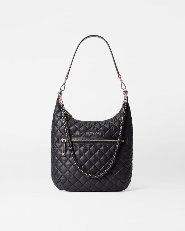 MZ Wallace Quilted Black Shoulder Bag