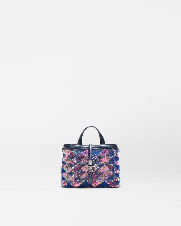 Aurora Sequin Mini Astor Top Handle