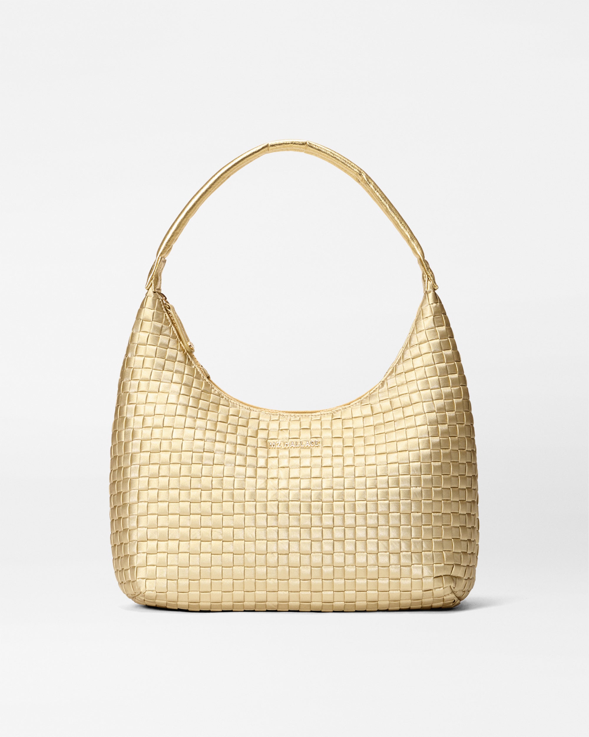 Light Gold Pearl Medium Woven Shoulder
