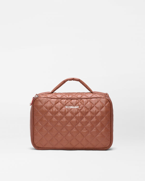 Terracotta Zip Round Cosmetic