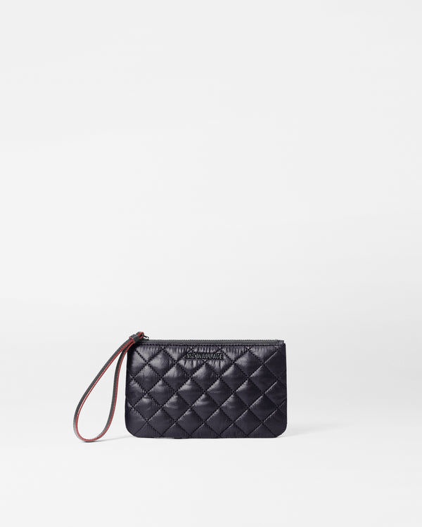 Black Flat Metro Wristlet II