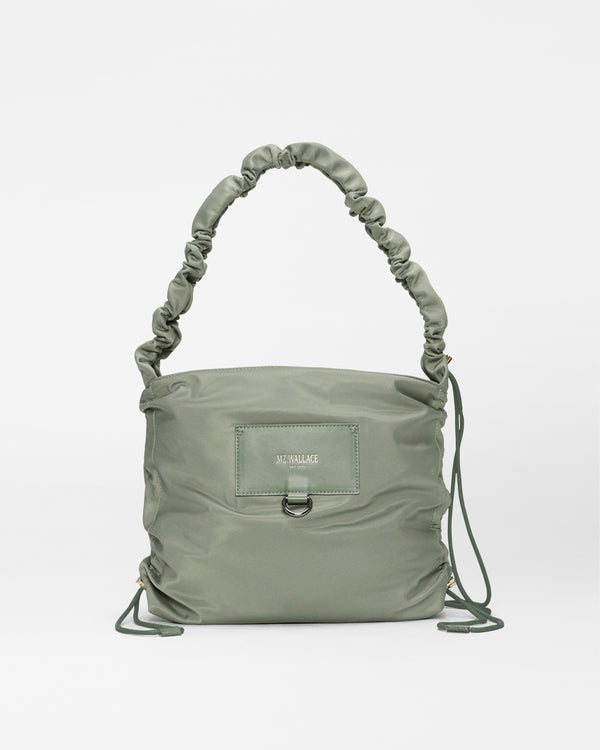 Agave Green Scrunch Shoulder