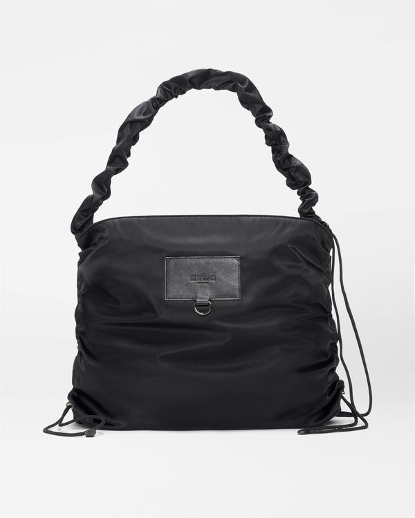 MZ Wallace | Black Large Scrunch Shoulder