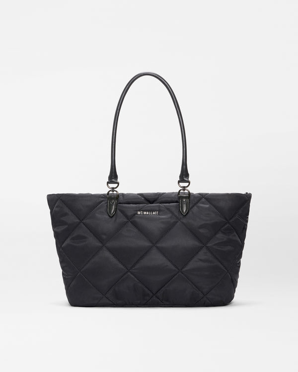 Black Medium Madison E-W Tote