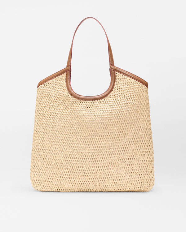 MZ Wallace | Camel Crochet Large Georgica Tote