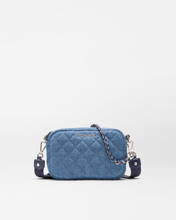 MZ Wallace | True Blue Denim Mini Crosby