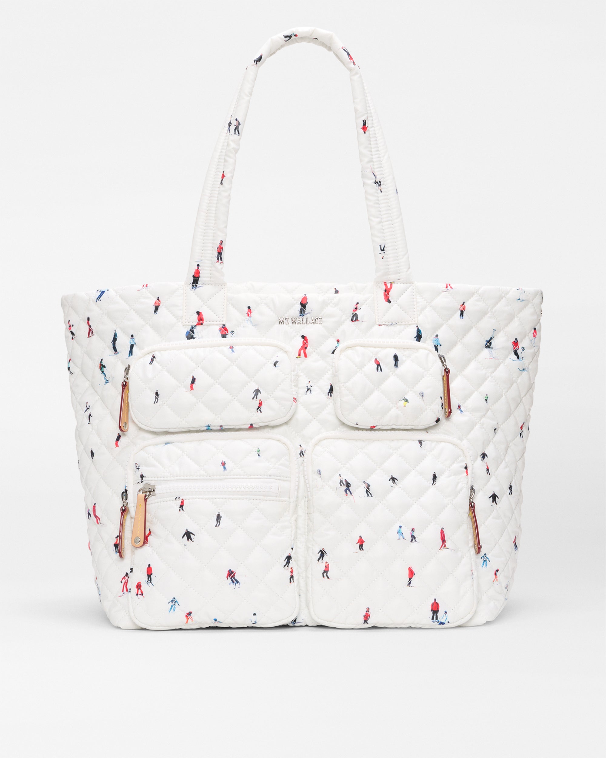 Dede Ski Print Large Metro Travel Tote