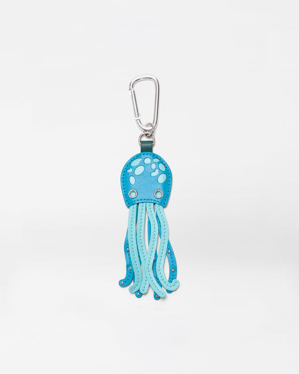 Multi Leather Octopus Charm