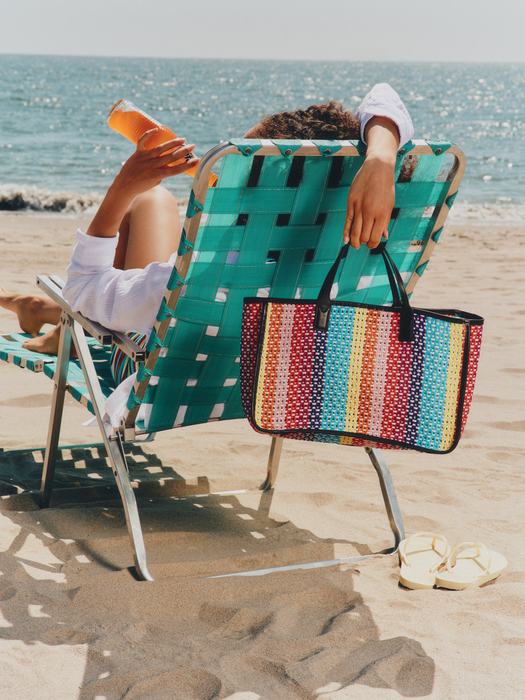 MZ Wallace | Feria Stripe Open Georgica Tote