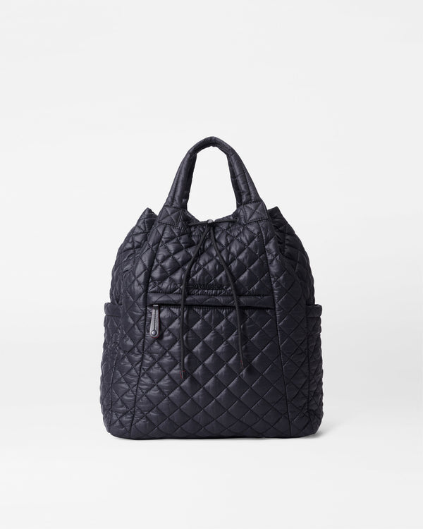 MZ Wallace Metro Convertible Backpack in Black