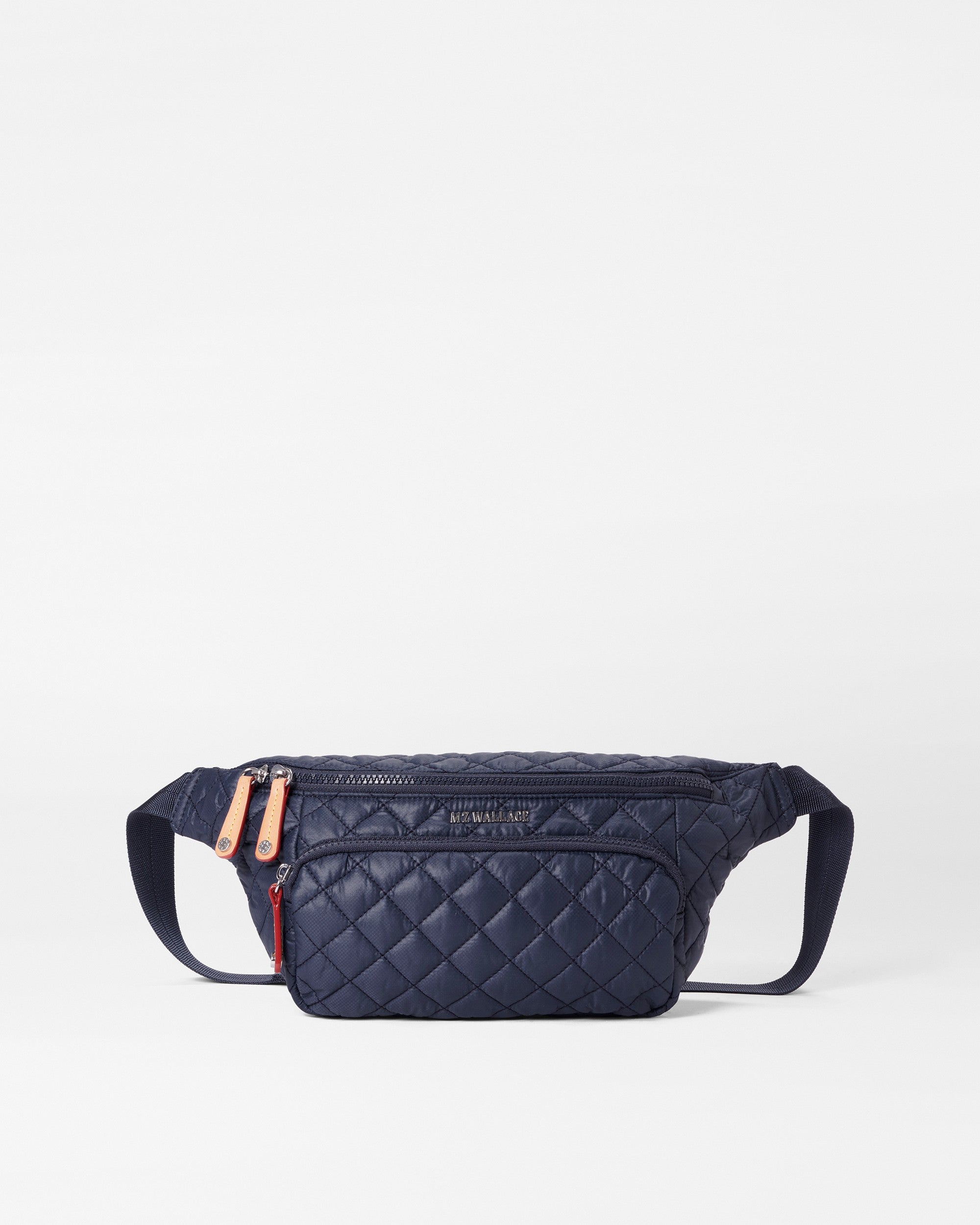 MZ Wallace Metro Quilted Belt Bag - navy-NWT