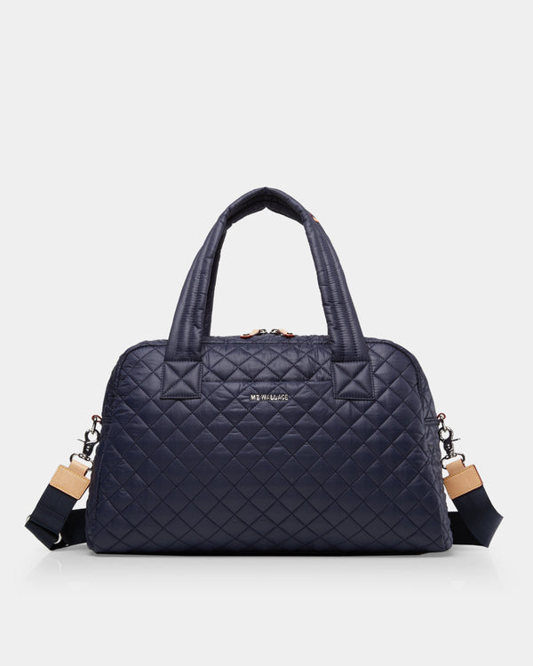 MZ Wallace Navy Blue Carry-On Travel Purse