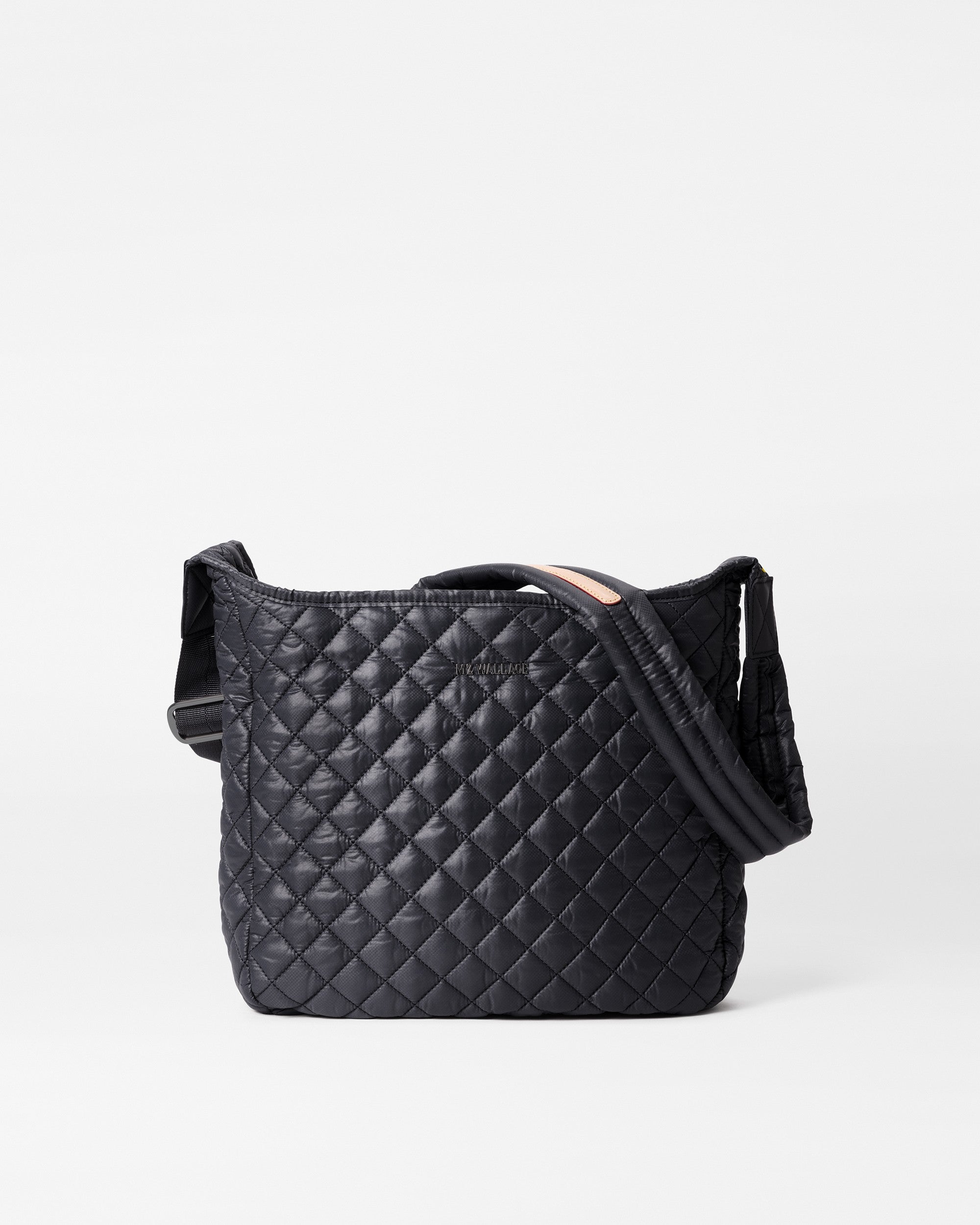 Parker Deluxe Quilted Crossbody Bag in Black MZ Wallace