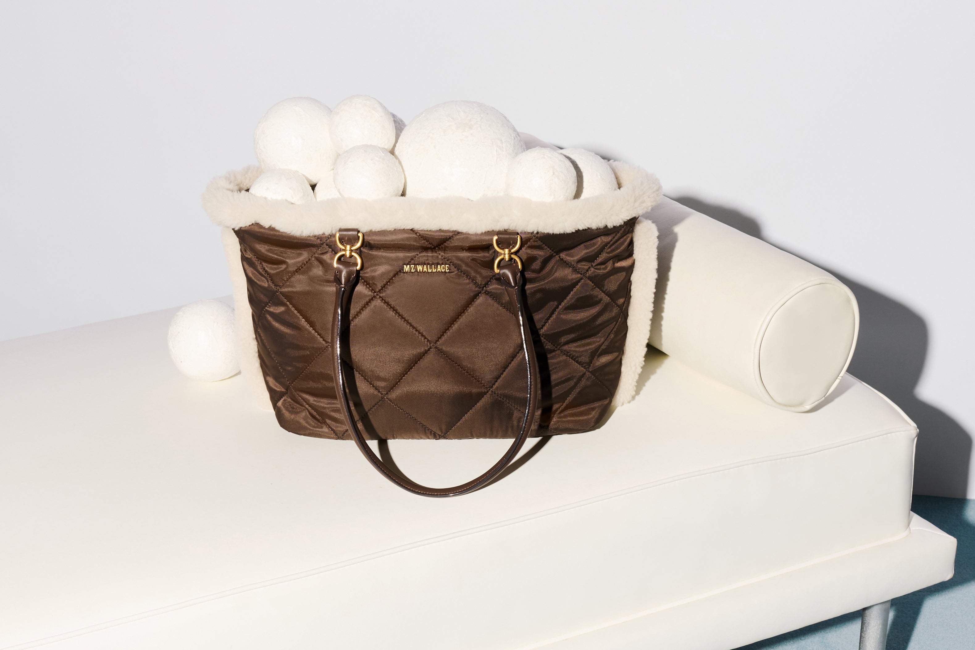 Parker Deluxe Quilted Crossbody Bag in Black | MZ Wallace