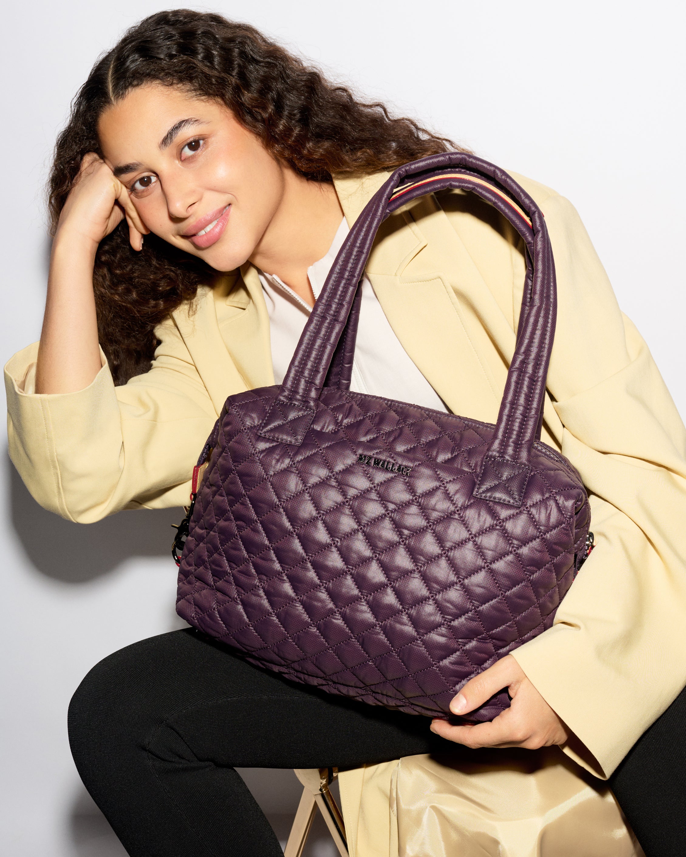 MZ Wallace | Raisin Medium Sutton Deluxe