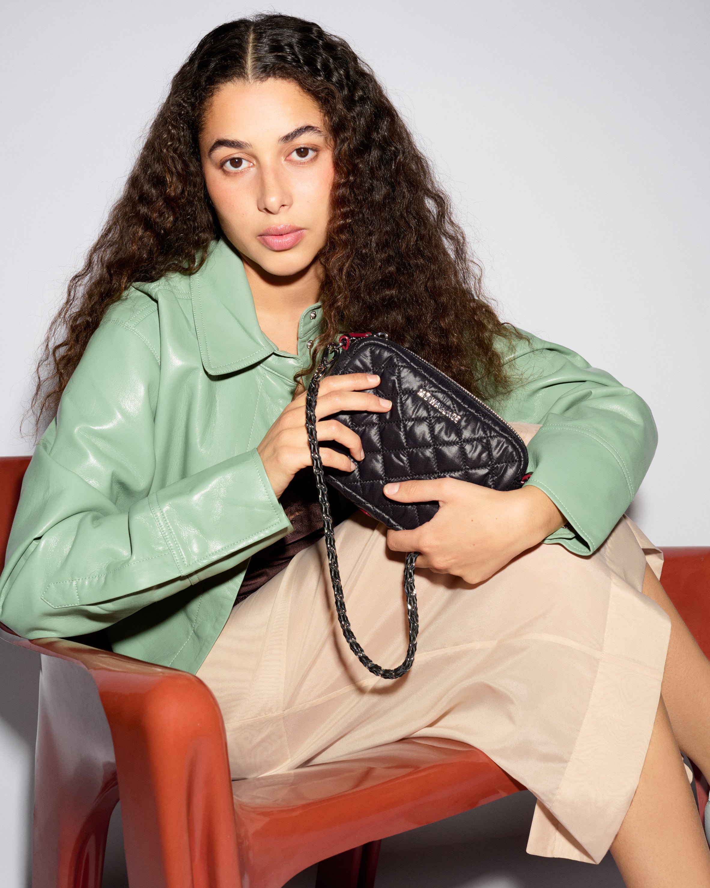 MZ Wallace | Black Micro Crosby Crossbody