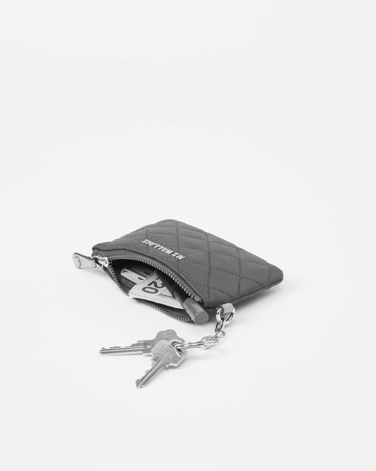 Flat Metro Key Pouch In Copper Metallic Lacquer MZ Wallace flat-metro-key-pouch-in-copper-metallic-lacquer-mz-wallace