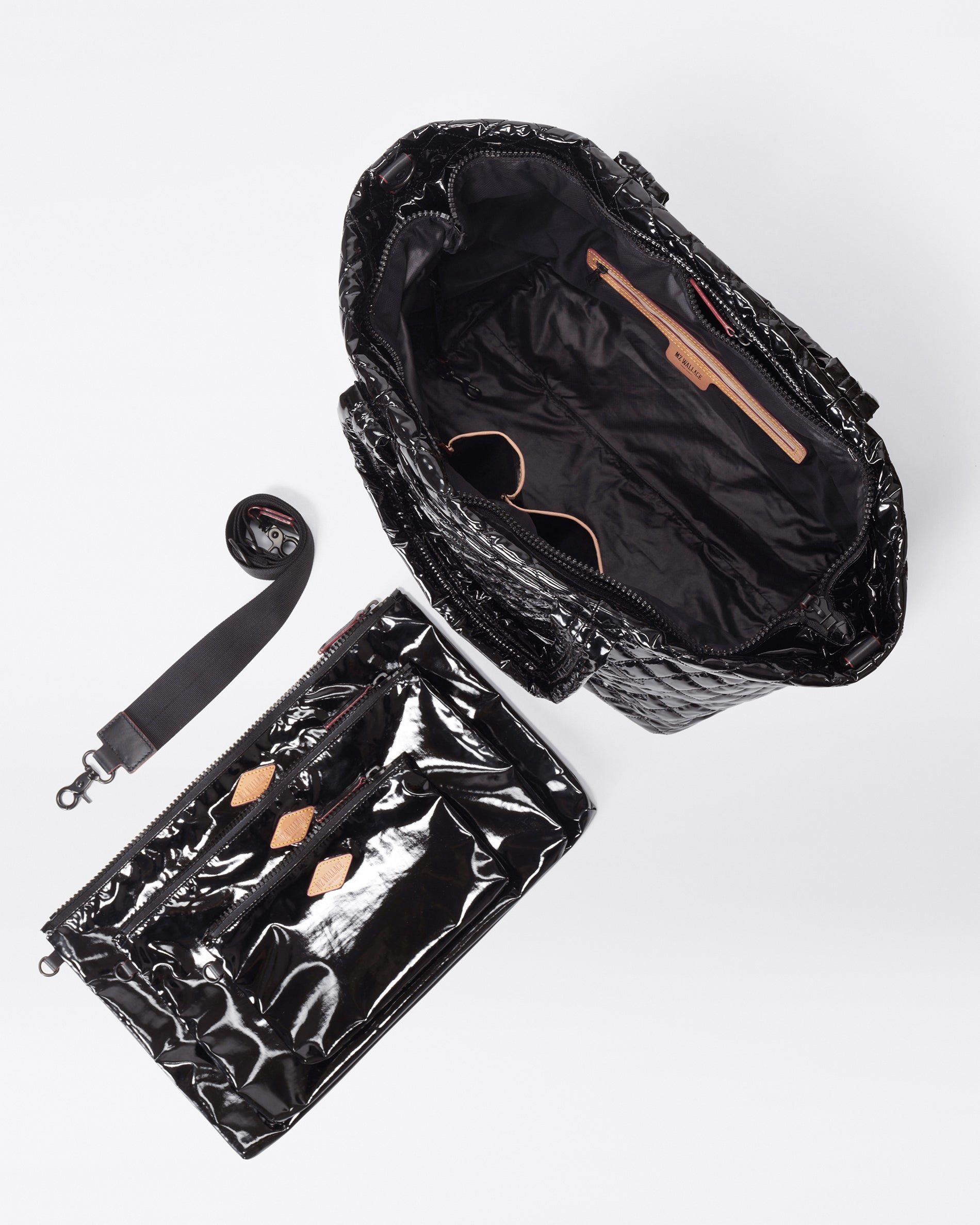 MZ WALLACE on X: Metro Belt Bag. Now in BLACK LACQUER.   #CarryYourDay  / X