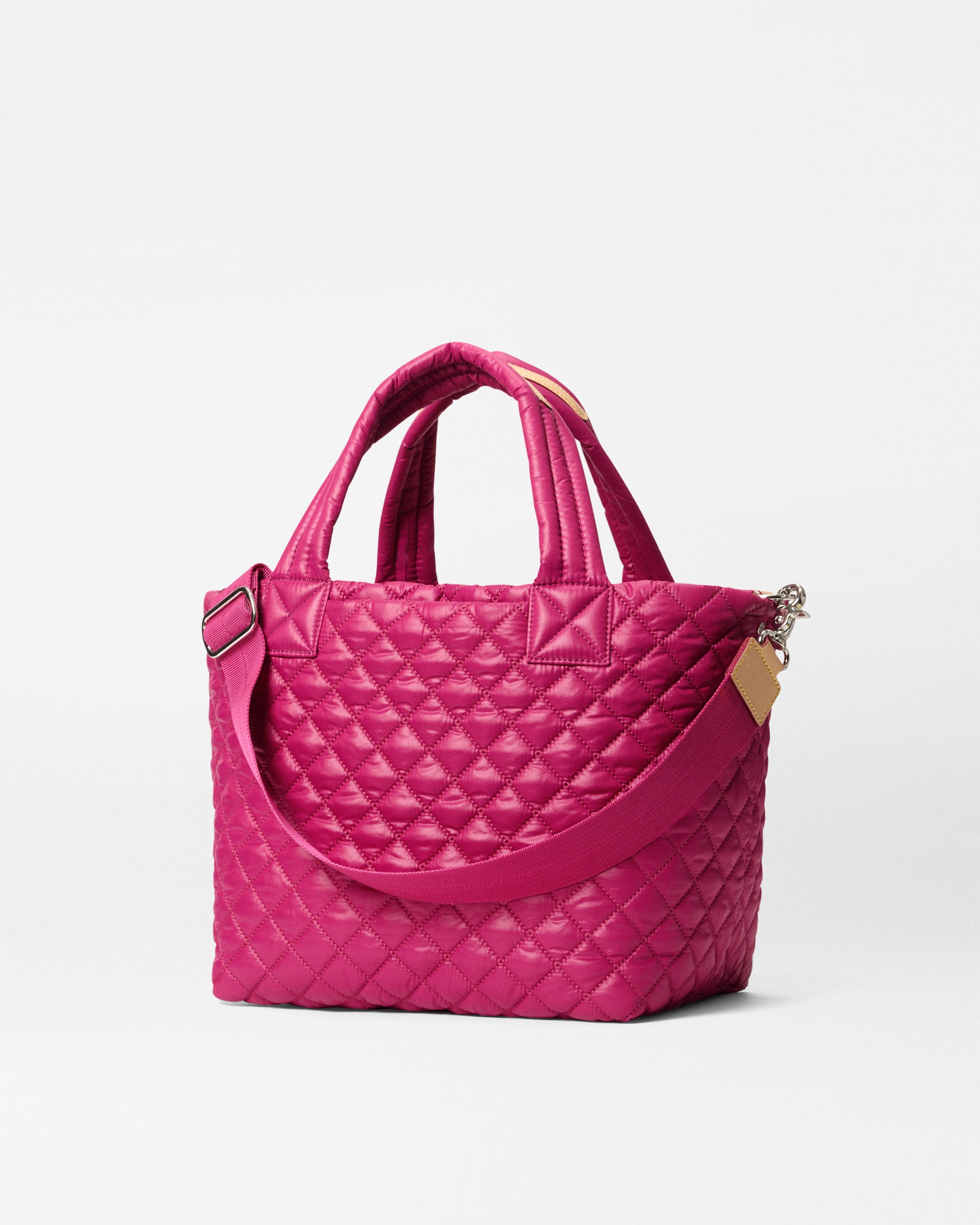 Raspberry Small Metro Tote Deluxe