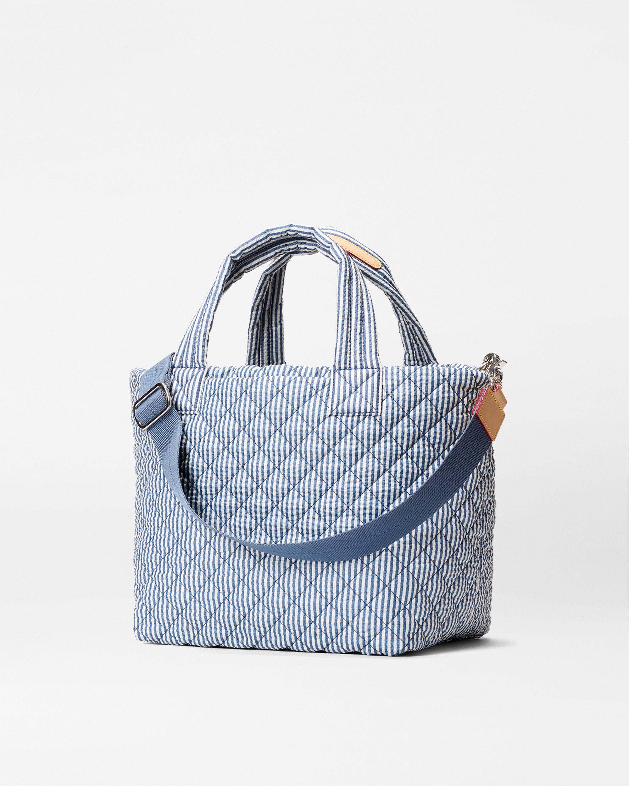 Seersucker Small Metro Tote Deluxe