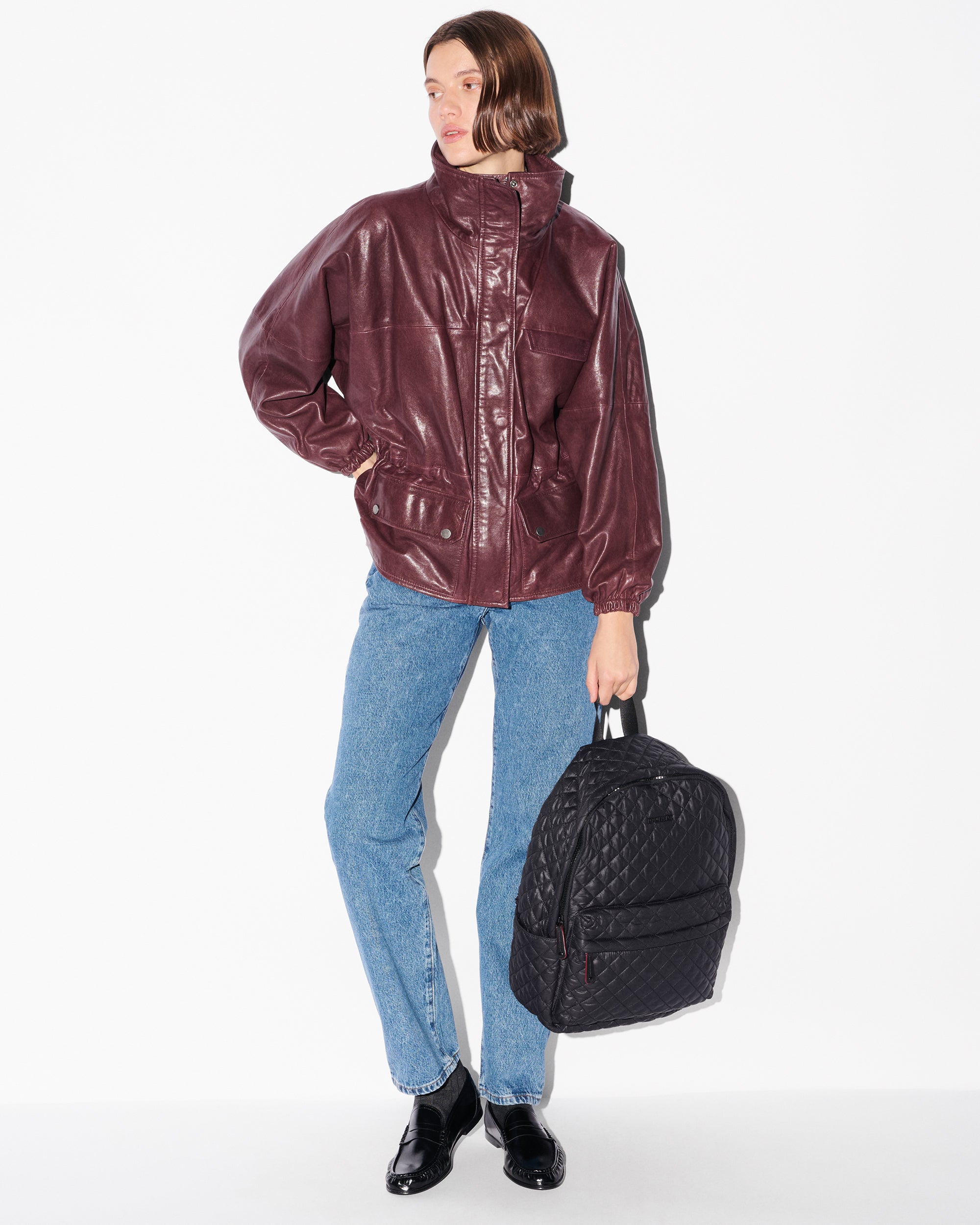 お値下げMZ WALLACE エムジーウォレス リュック ブラック キルティング Lightweight Black Quilted Backpack | MZ Wallace