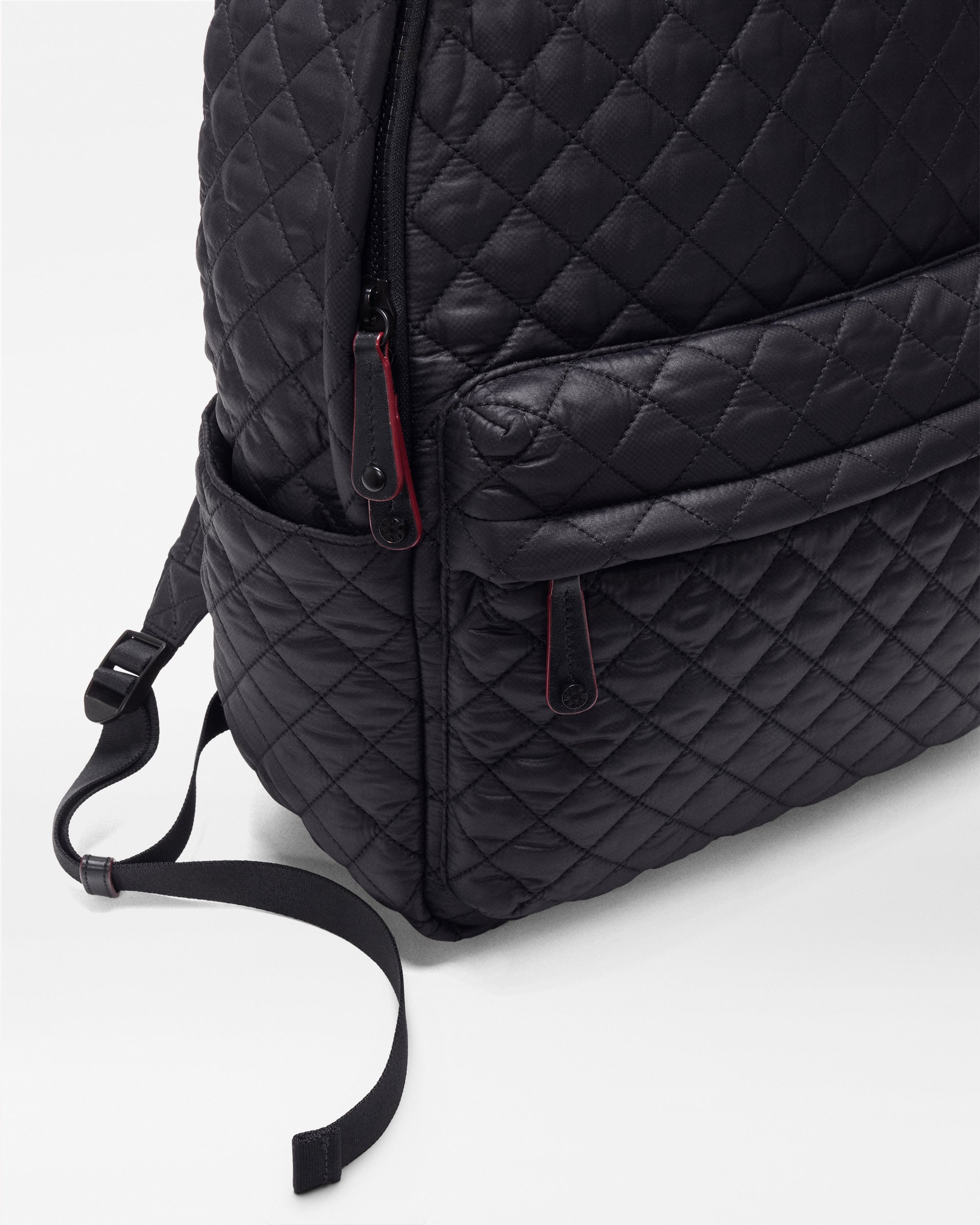Lightweight Black Quilted Backpack | MZ Wallace
