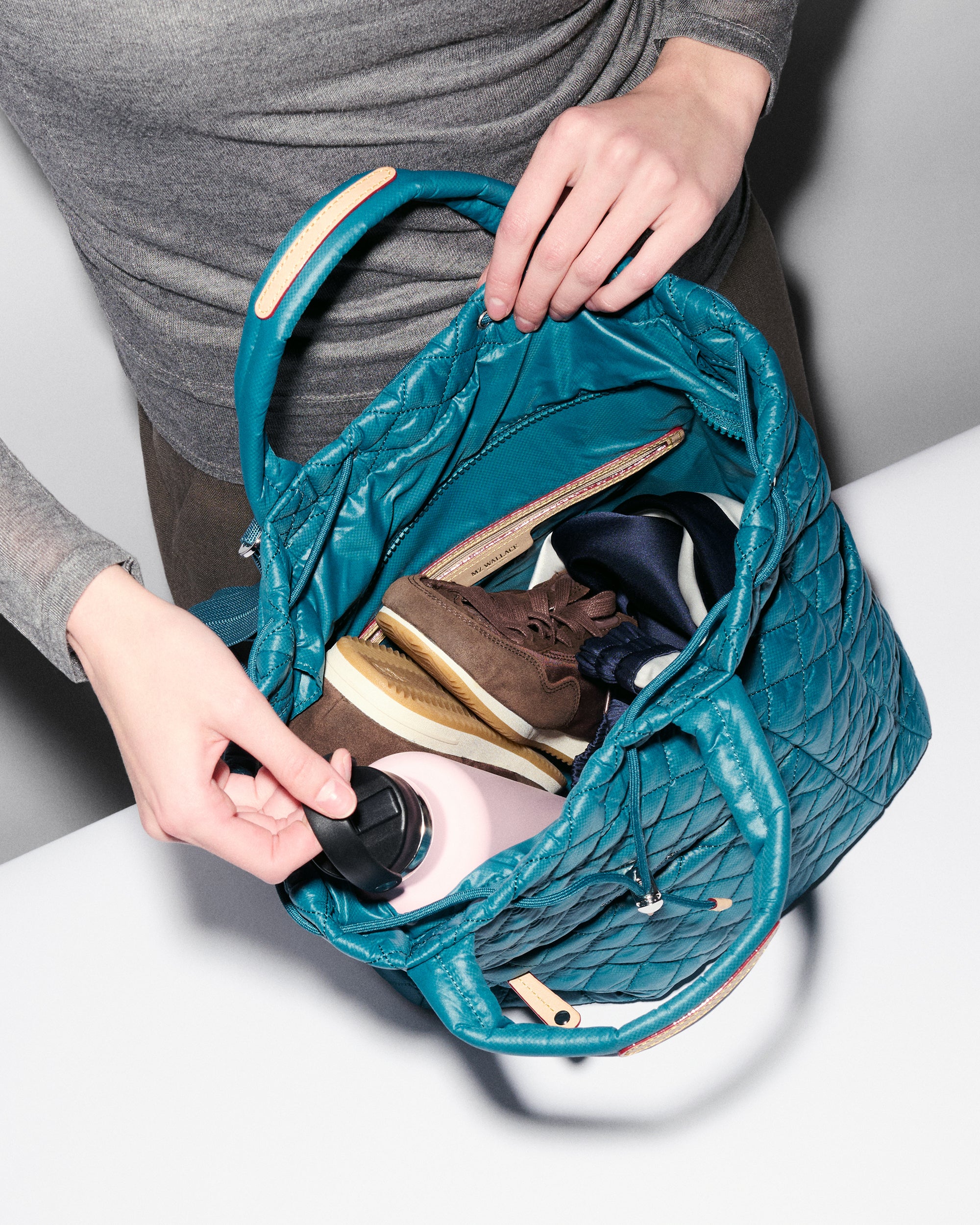 MZ Wallace | Pacific Blue Metro Convertible Backpack