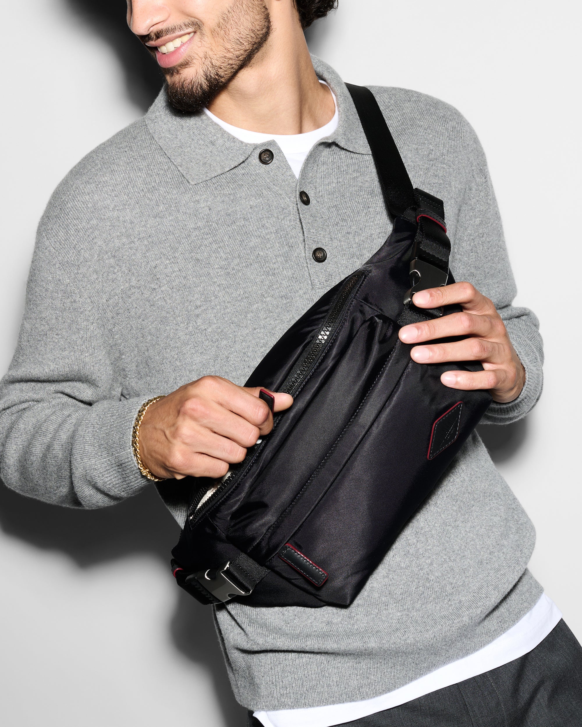 Black Large Bleecker Convertible Sling