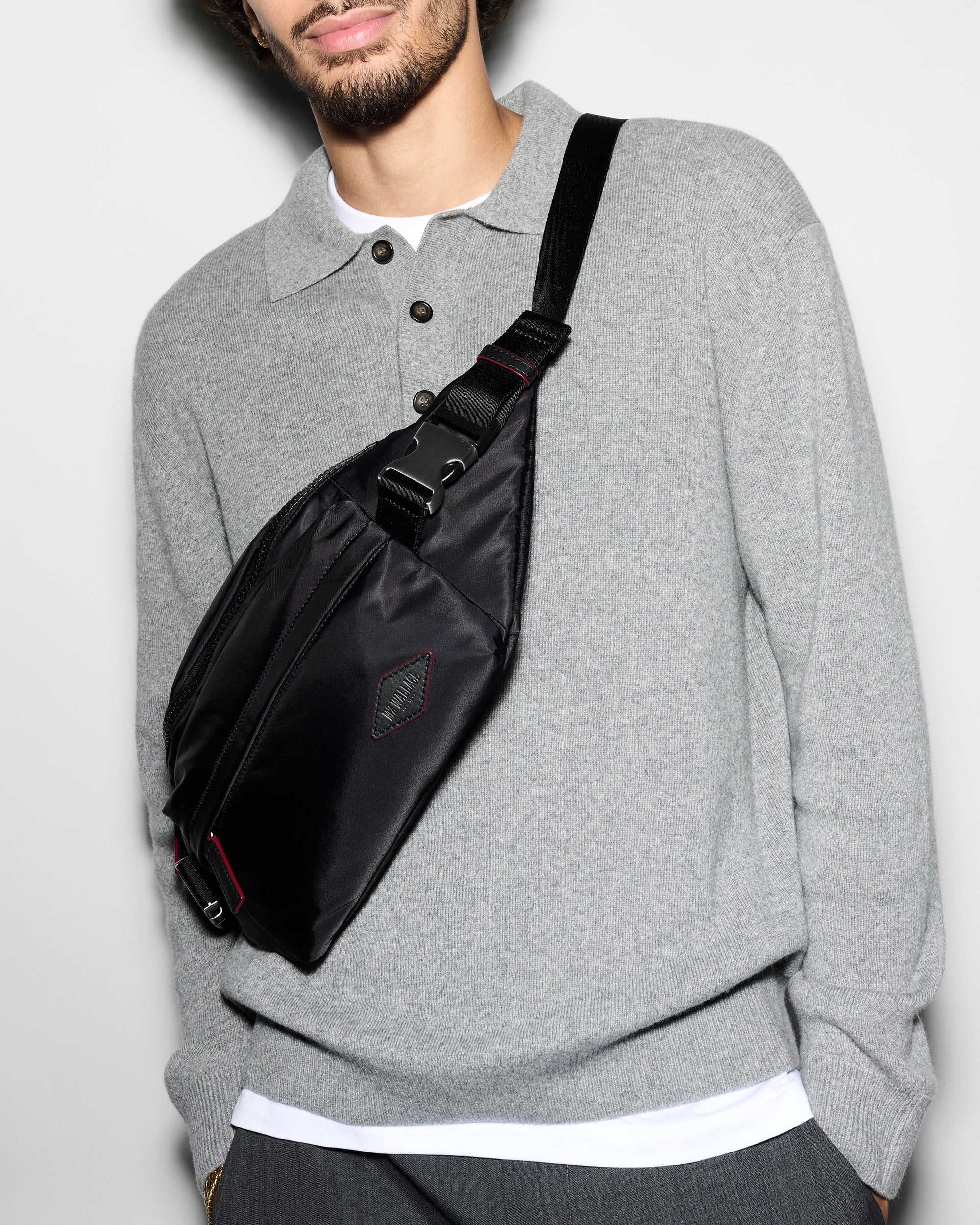 Black Large Bleecker Convertible Sling