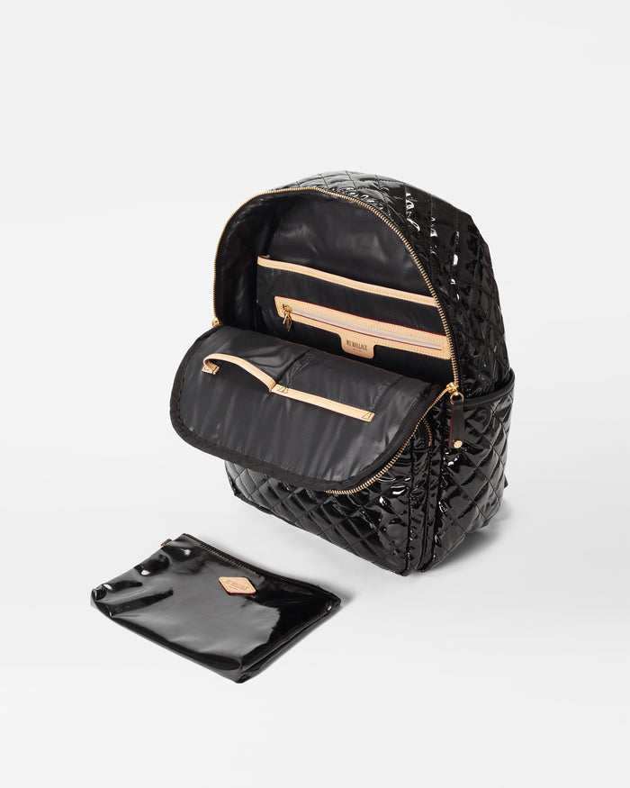 Black Lacquer Crosby Backpack