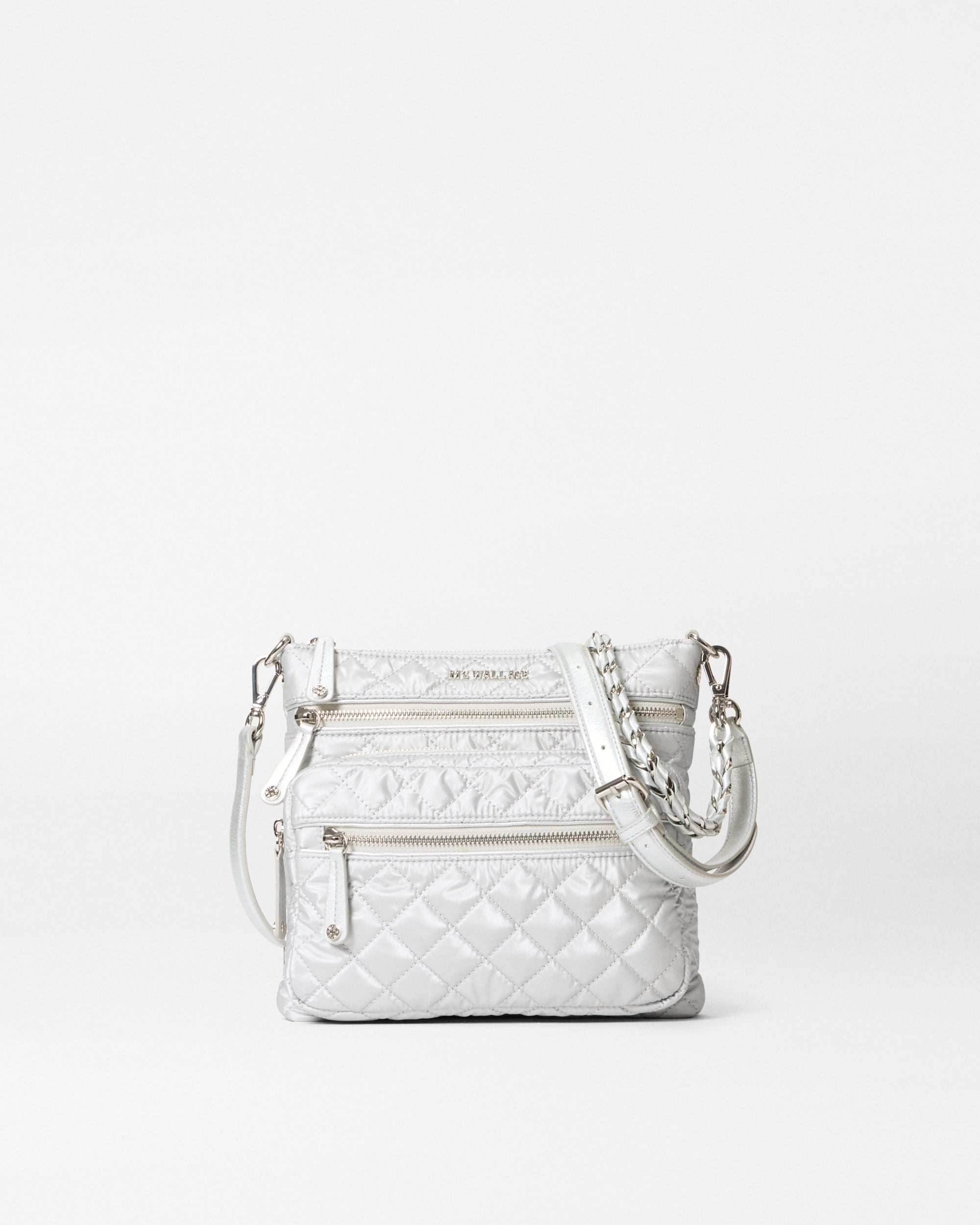 Oyster Metallic Downtown Crosby Crossbody