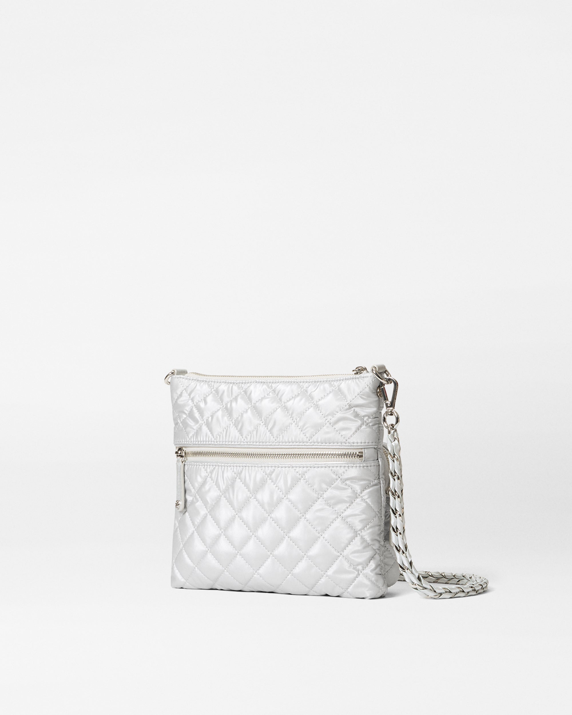 Oyster Metallic Downtown Crosby Crossbody