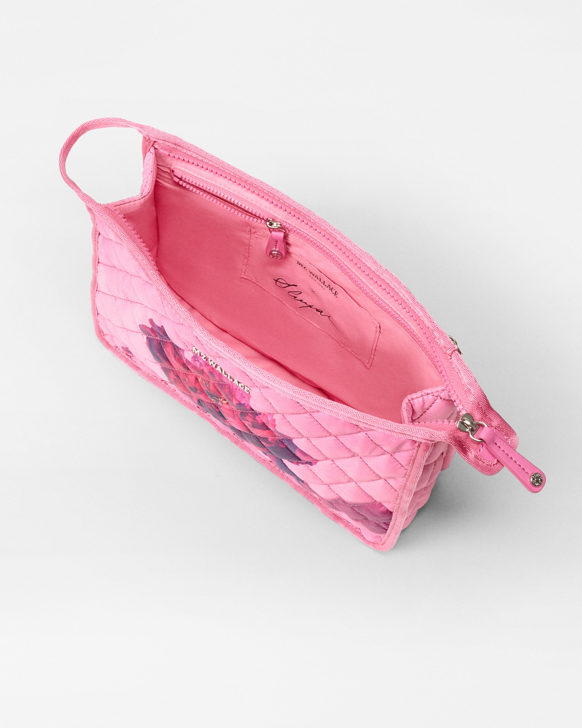 Peony/Magenta on Pink Metro Clutch