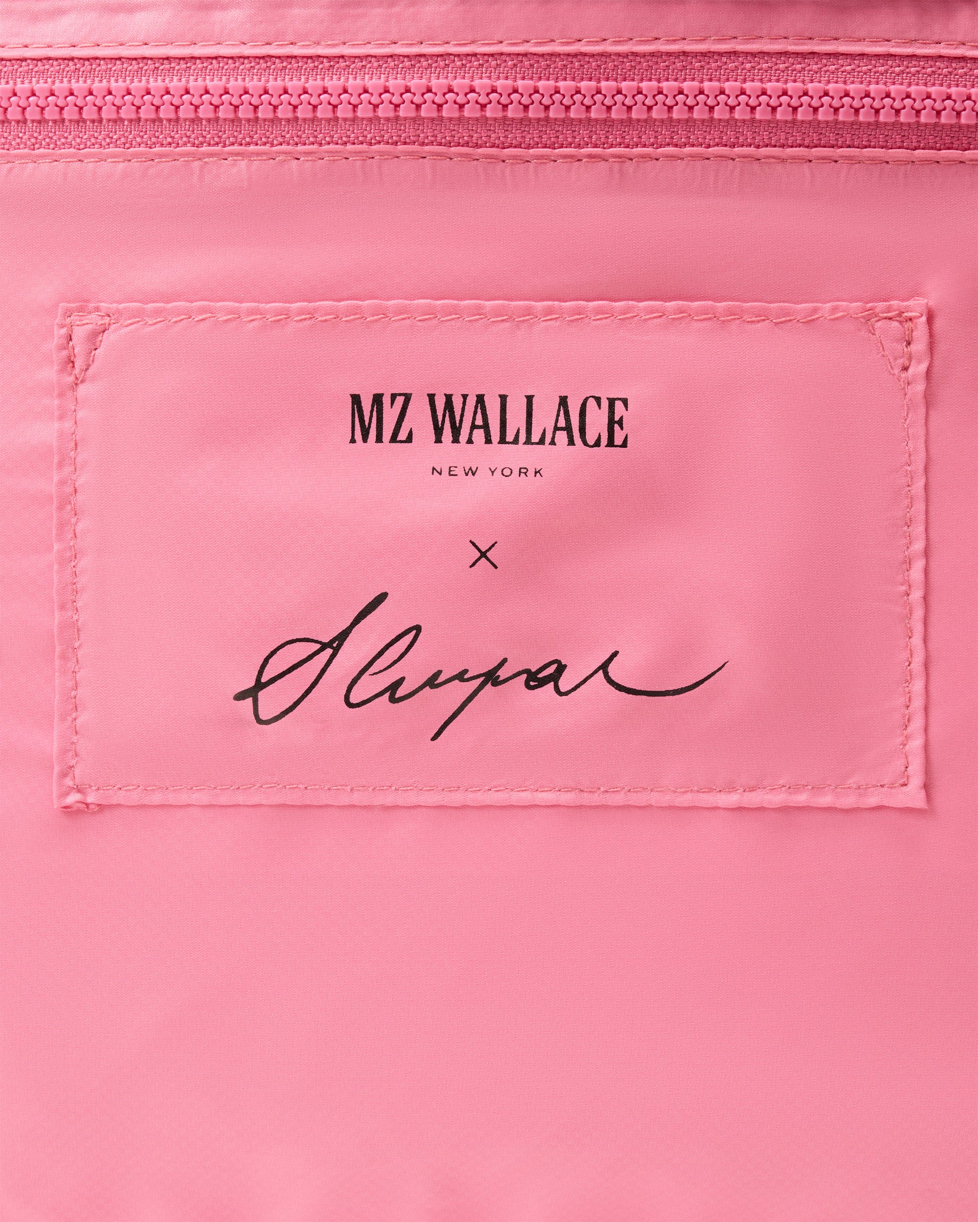 Peony/Magenta on Pink Metro Clutch