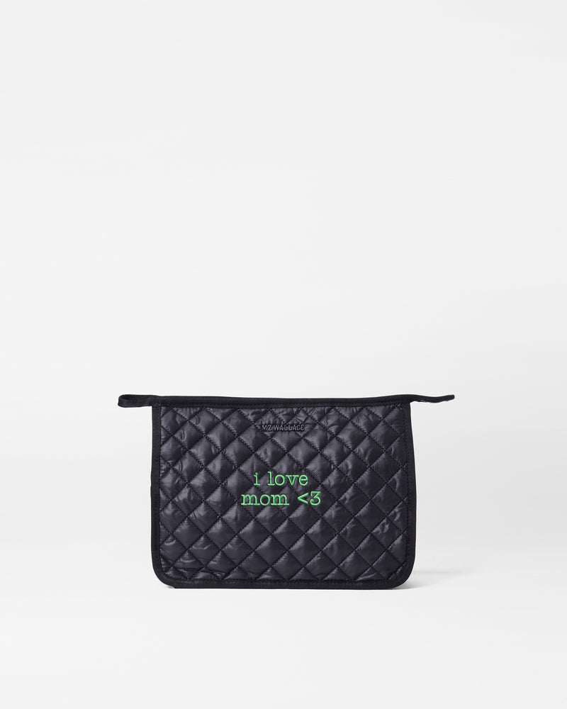 Coral Personalized Metro Clutch 