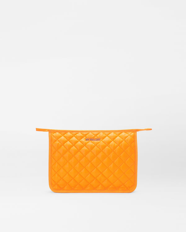 Flame Orange Personalized Metro Clutch